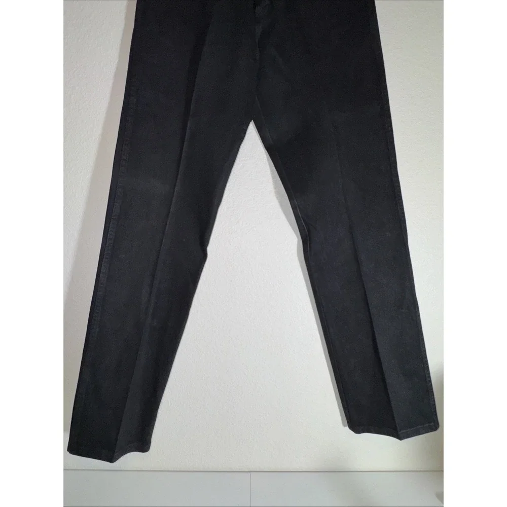 Vintage Wrangler Jeans Mens 33x34 Shadow Black Cowboy Cut Read Description